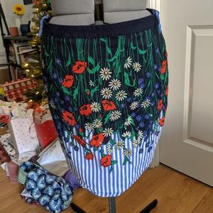 Anthropologie Floral Skirt
